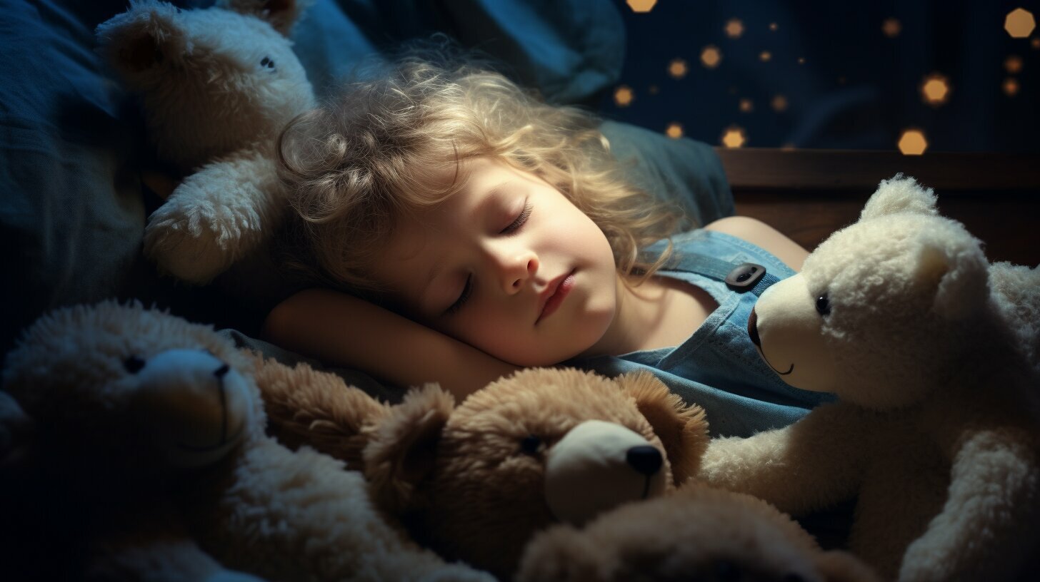 why does my child sleep with their eyes half open