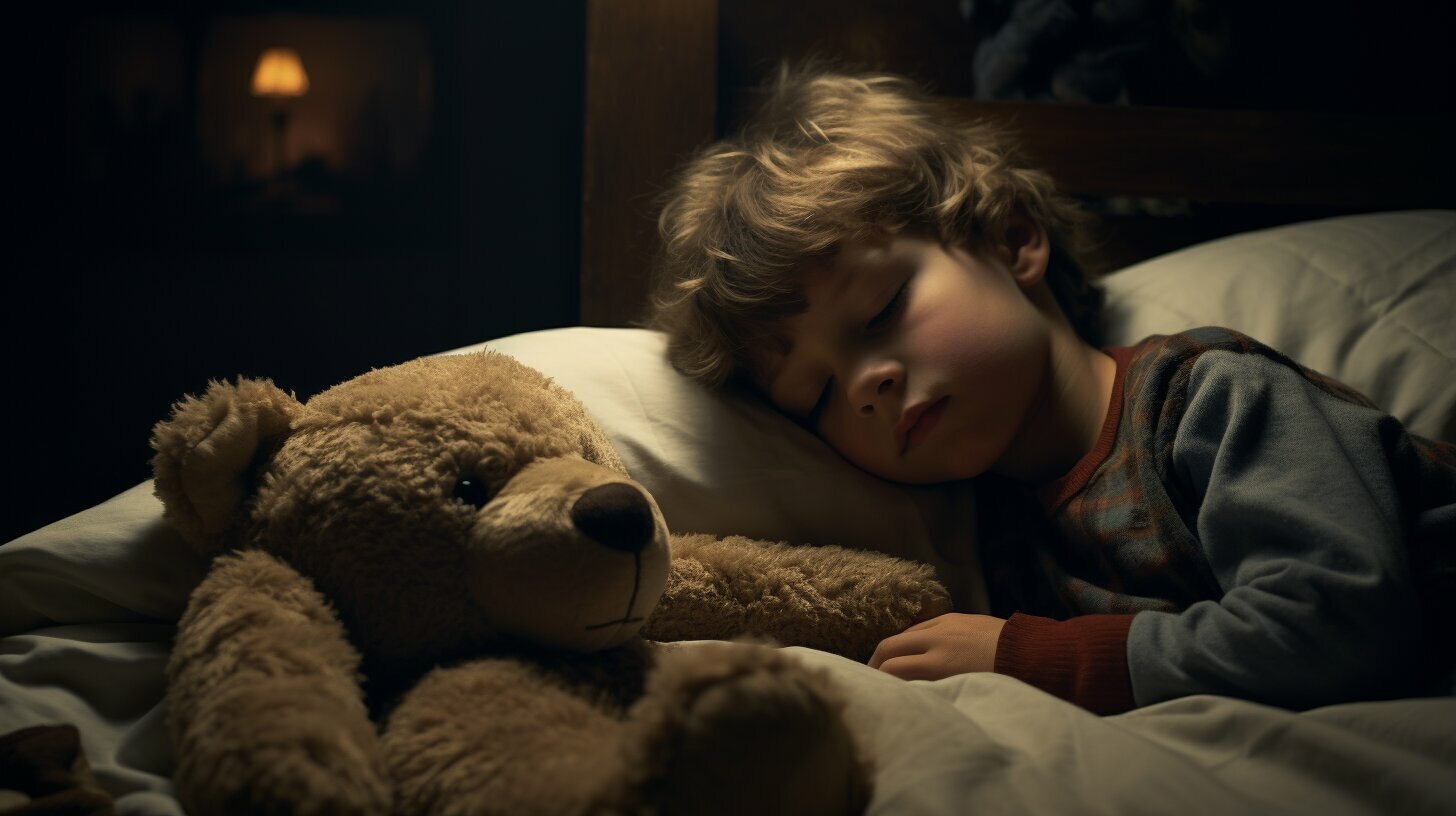 why does my child sleep with their eyes half open