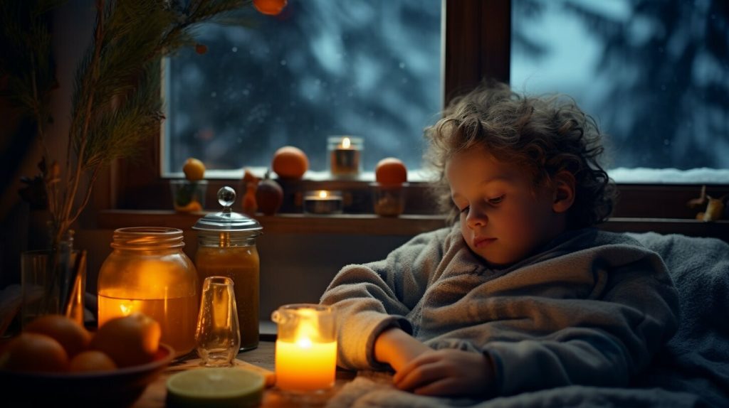 natural remedies for a child's cold and sleep