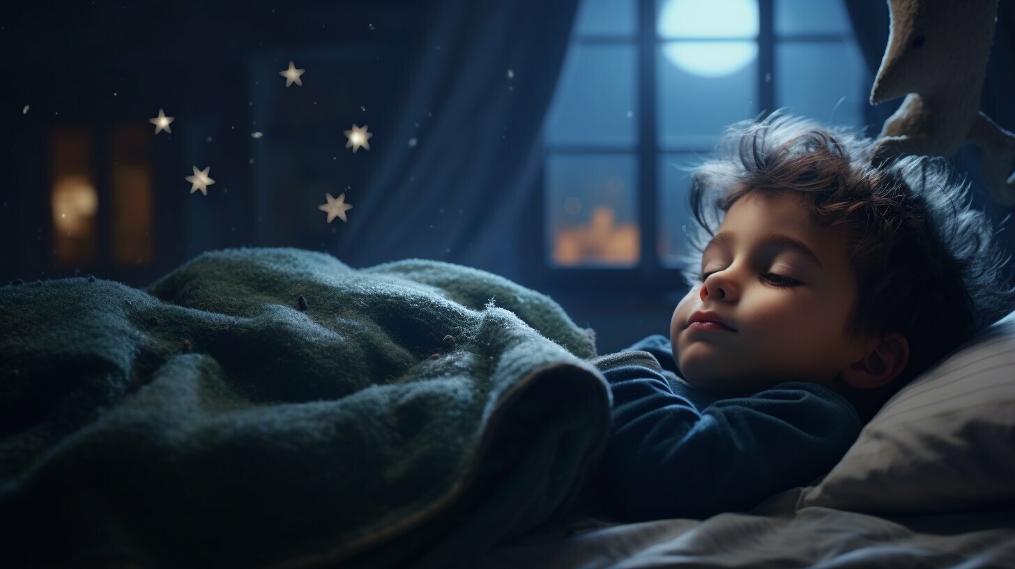 why does my child sleep with their eyes half open