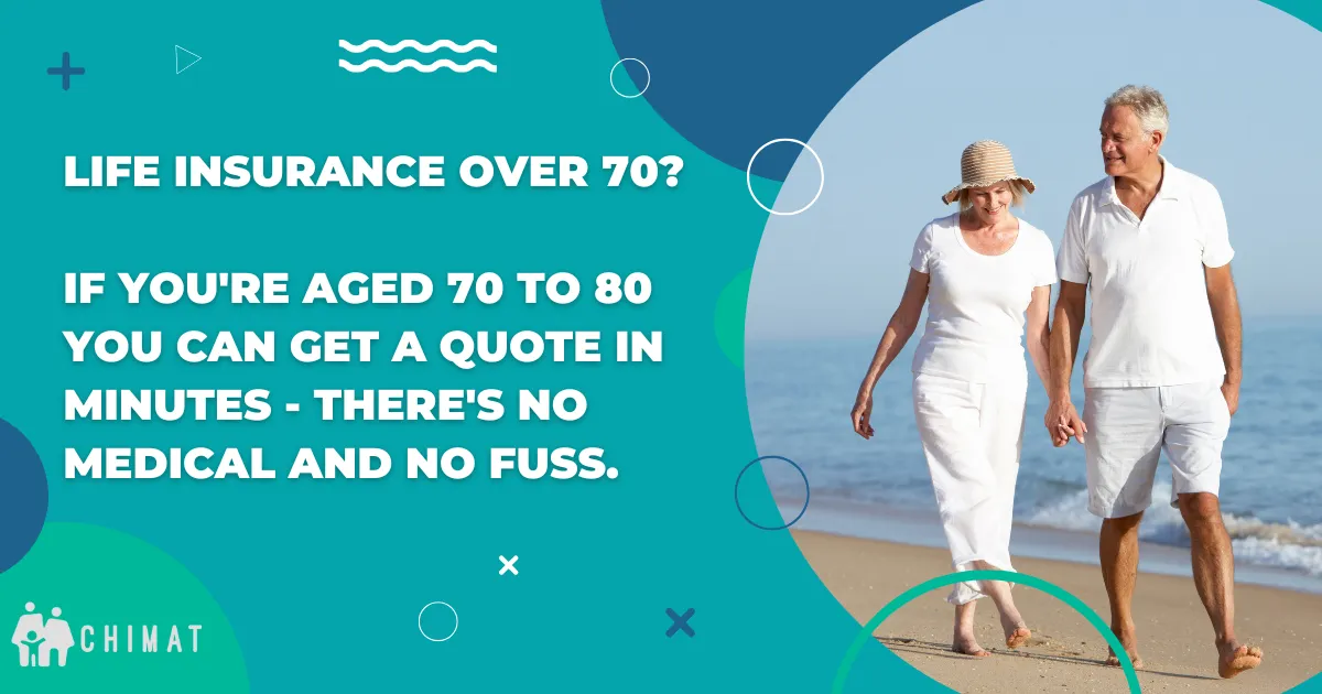 Life insurance over 70 UK brokers