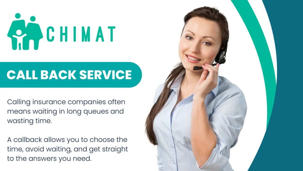 New callback service from Chimat Life Insurance